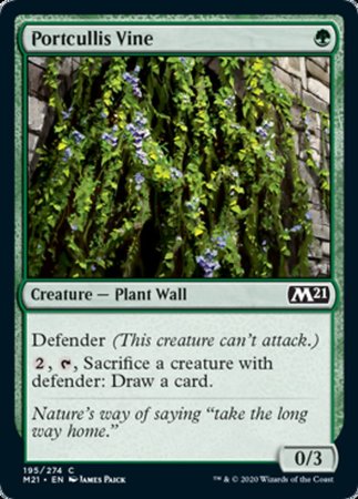 Portcullis Vine [Core Set 2021] | Good Games Cannington