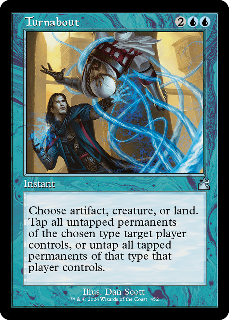 Turnabout (Retro Frame) [Ravnica Remastered] | Good Games Cannington