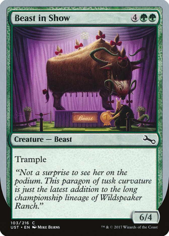 Beast in Show ("Not a surprise...") [Unstable] | Good Games Cannington