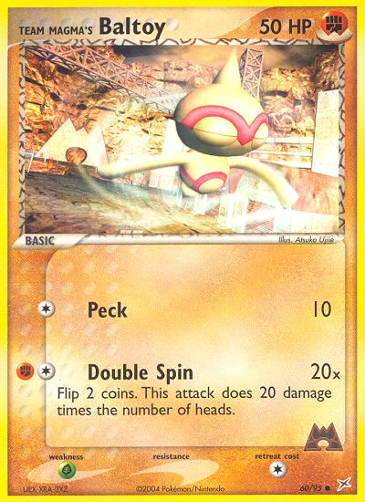 Team Magma's Baltoy (60/95) [EX: Team Magma vs Team Aqua] | Good Games Cannington