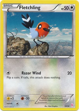 Fletchling (19/30) [XY: Trainer Kit - Sylveon] | Good Games Cannington