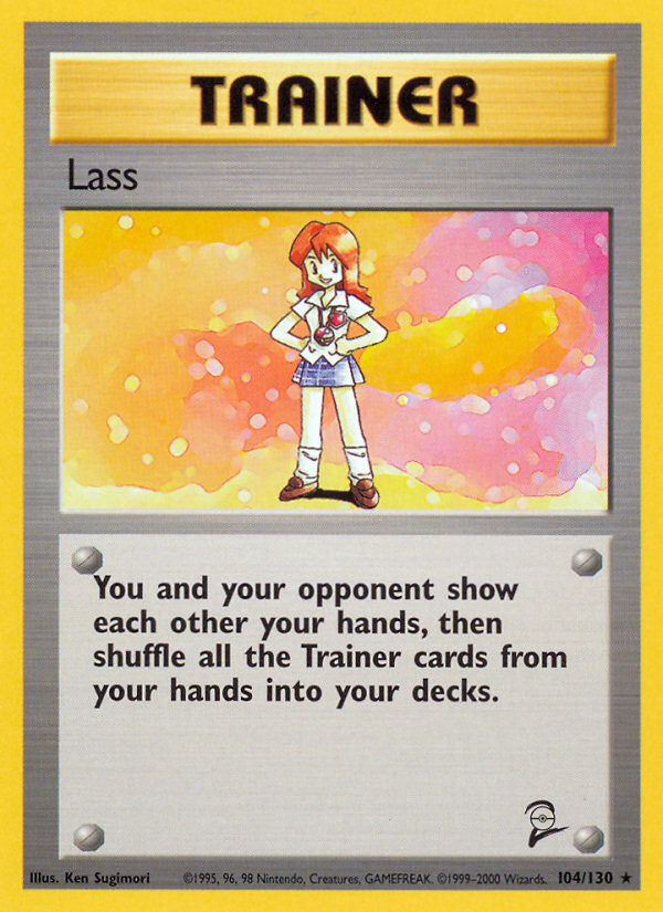 Lass (104/130) [Base Set 2] | Good Games Cannington