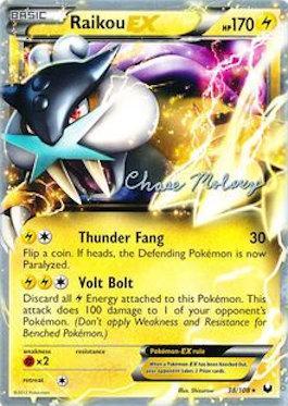 Raikou EX (38/108) (Eeltwo - Chase Moloney) [World Championships 2012] | Good Games Cannington