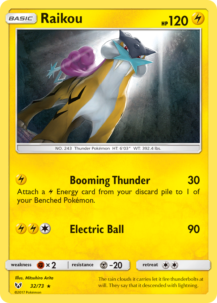 Raikou (32/73) [Sun & Moon: Shining Legends] | Good Games Cannington