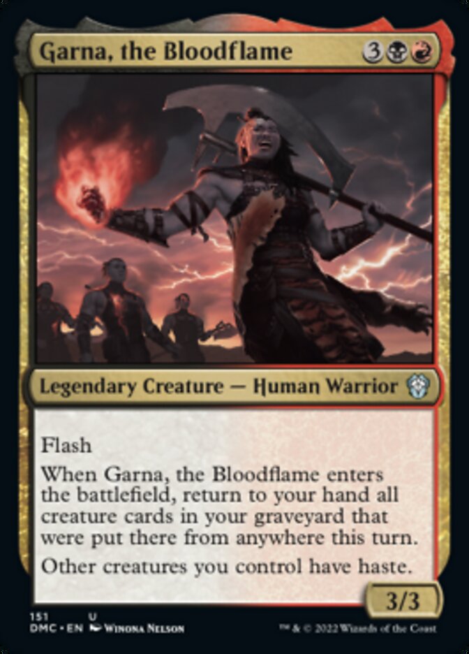Garna, the Bloodflame [Dominaria United Commander] | Good Games Cannington