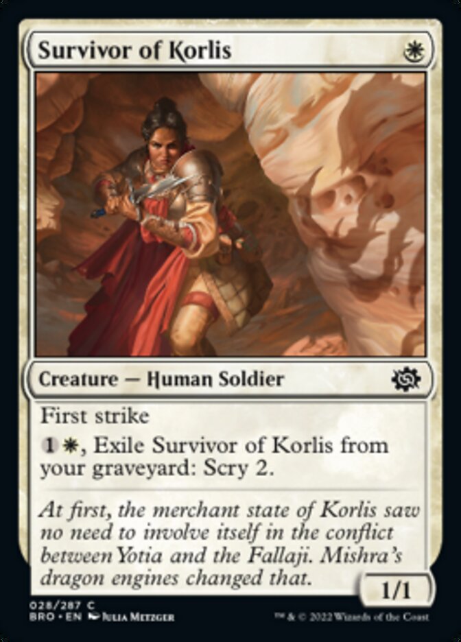Survivor of Korlis [The Brothers' War] | Good Games Cannington