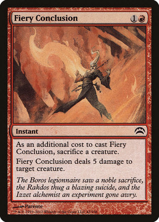 Fiery Conclusion [Planechase 2012] | Good Games Cannington