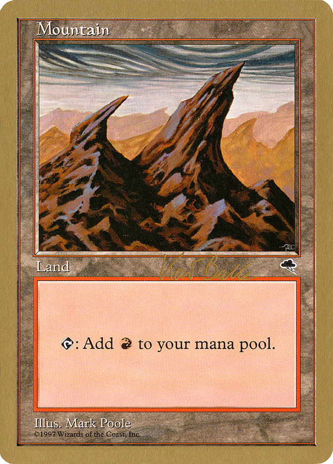 Mountain (kb344) (Kai Budde) [World Championship Decks 1999] | Good Games Cannington