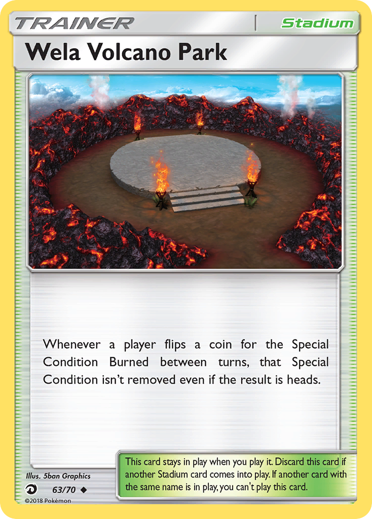 Wela Volcano Park (63/70) [Sun & Moon: Dragon Majesty] | Good Games Cannington