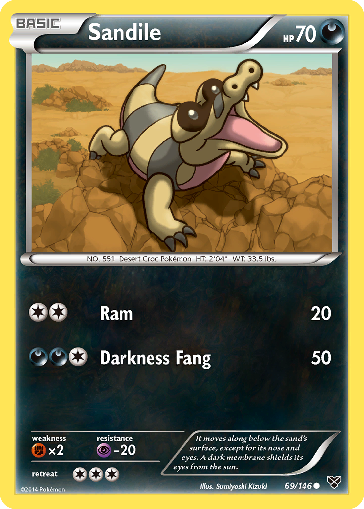 Sandile (69/146) [XY: Base Set] | Good Games Cannington