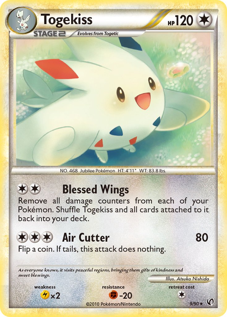 Togekiss (9/90) (Theme Deck Exclusive) [HeartGold & SoulSilver: Undaunted] | Good Games Cannington
