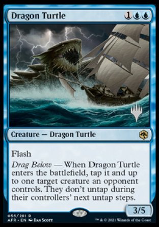 Dragon Turtle (Promo Pack) [Dungeons & Dragons: Adventures in the Forgotten Realms Promos] | Good Games Cannington