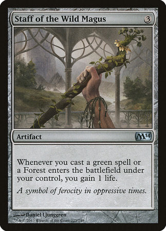 Staff of the Wild Magus [Magic 2014] | Good Games Cannington