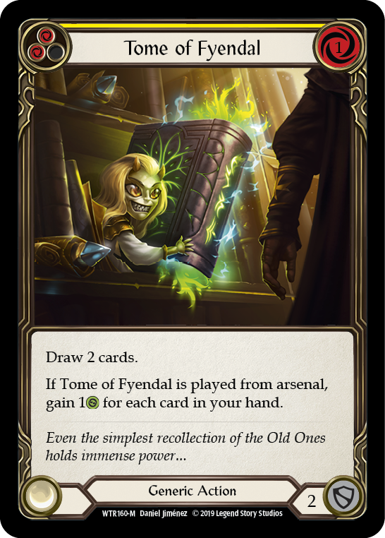 Tome of Fyendal [WTR160-M] Alpha Print Normal | Good Games Cannington