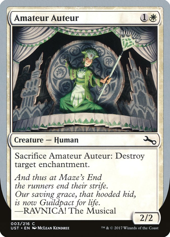 Amateur Auteur (RAVNICA! The Musical) [Unstable] | Good Games Cannington