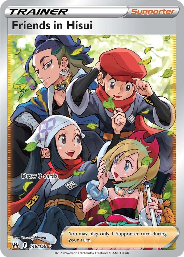 Friends in Hisui (148/159) (Full Art) [Sword & Shield: Crown Zenith] | Good Games Cannington
