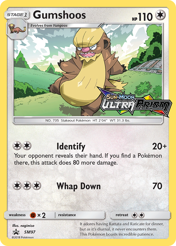Gumshoos (SM97) [Sun & Moon: Black Star Promos] | Good Games Cannington