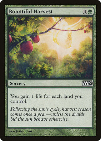 Bountiful Harvest [Magic 2010] | Good Games Cannington