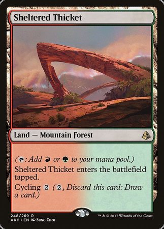 Sheltered Thicket [Amonkhet] | Good Games Cannington