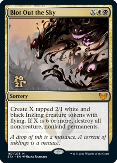 Blot Out the Sky [Strixhaven: School of Mages Prerelease Promos] | Good Games Cannington