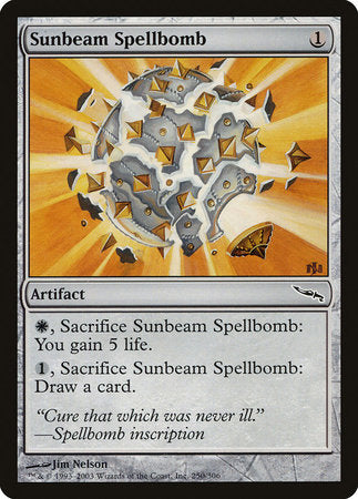 Sunbeam Spellbomb [Mirrodin] | Good Games Cannington
