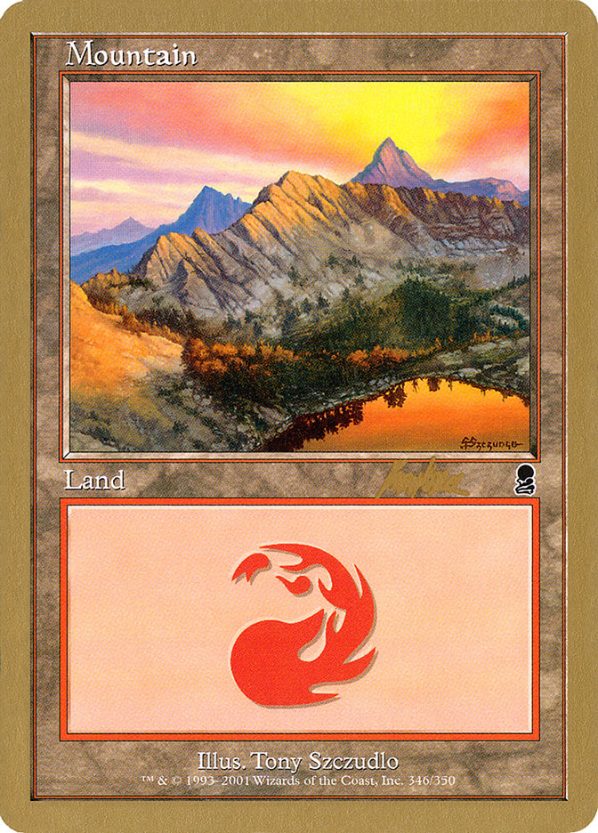 Mountain (bk346) (Brian Kibler) [World Championship Decks 2002] | Good Games Cannington