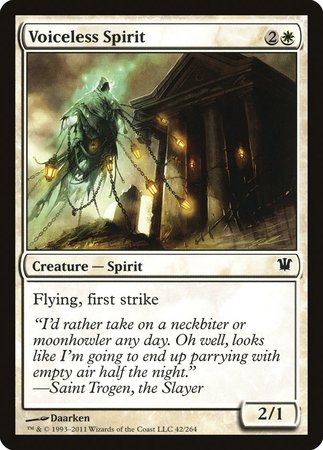 Voiceless Spirit [Innistrad] | Good Games Cannington