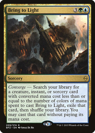 Bring to Light [Battle for Zendikar] | Good Games Cannington