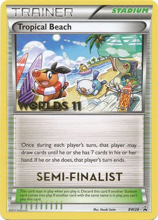 Tropical Beach (BW28) (Semi Finalist) [Black & White: Black Star Promos] | Good Games Cannington