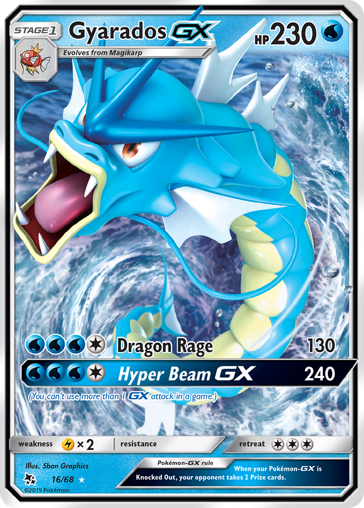 Gyarados GX (16/68) [Sun & Moon: Hidden Fates] | Good Games Cannington