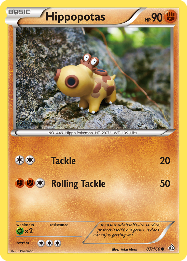 Hippopotas (87/160) [XY: Primal Clash] | Good Games Cannington
