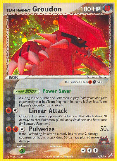 Team Magma's Groudon (9/95) [EX: Team Magma vs Team Aqua] | Good Games Cannington