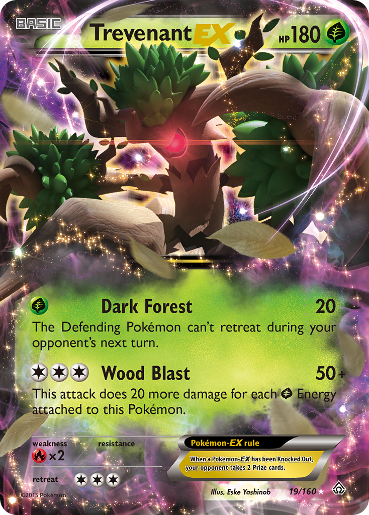 Trevenant EX (19/160) [XY: Primal Clash] | Good Games Cannington