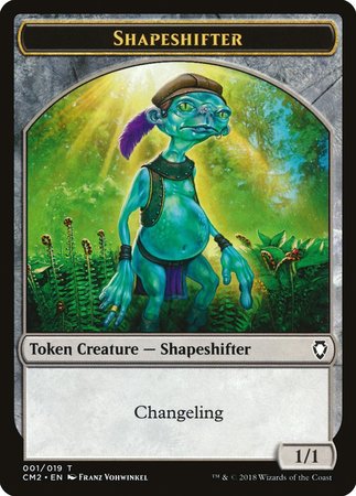 Shapeshifter Token [Commander Anthology Volume II Tokens] | Good Games Cannington