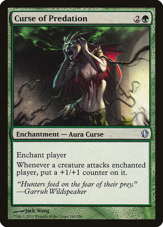 Curse of Predation [Commander 2013] | Good Games Cannington