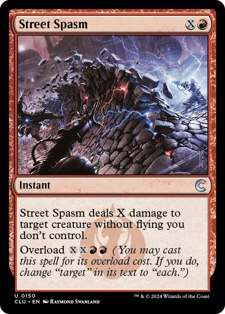 Street Spasm [Ravnica: Clue Edition] | Good Games Cannington