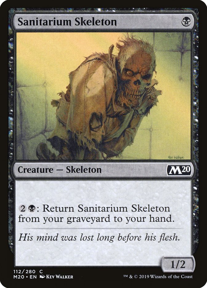 Sanitarium Skeleton [Core Set 2020] | Good Games Cannington
