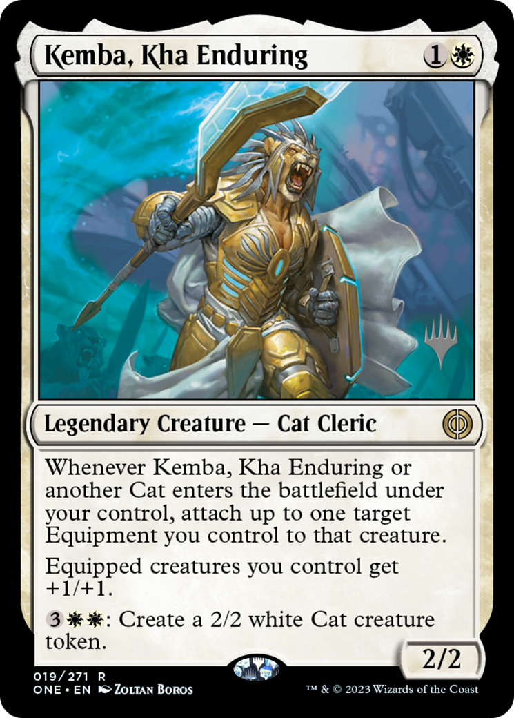 Kemba, Kha Enduring (Promo Pack) [Phyrexia: All Will Be One Promos] | Good Games Cannington