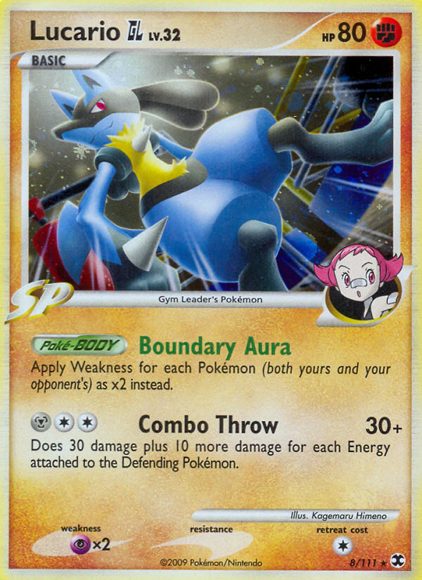Lucario GL (8/111) [Platinum: Rising Rivals] | Good Games Cannington