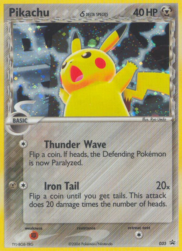Pikachu (035) (Delta Species) [Nintendo: Black Star Promos] | Good Games Cannington