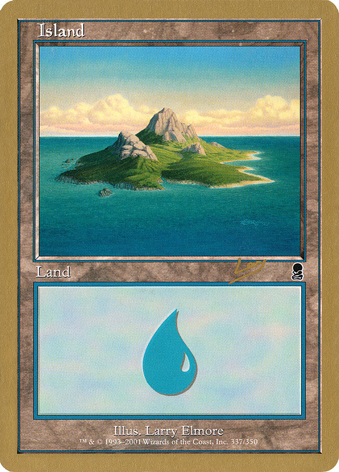 Island (rl337) (Raphael Levy) [World Championship Decks 2002] | Good Games Cannington