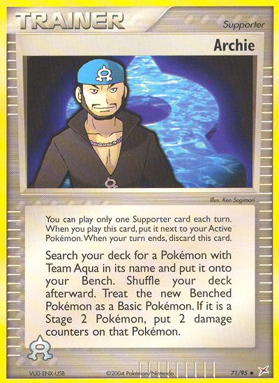 Archie (71/95) [EX: Team Magma vs Team Aqua] | Good Games Cannington