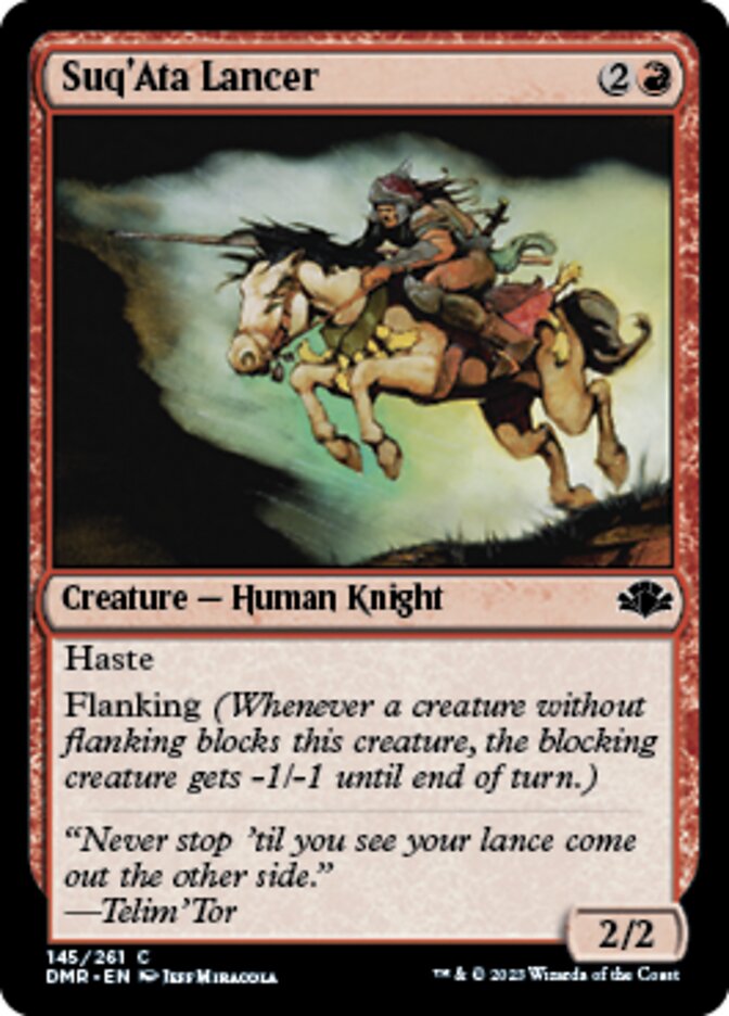Suq'Ata Lancer [Dominaria Remastered] | Good Games Cannington