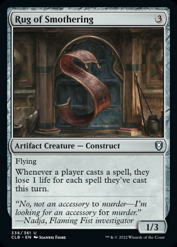 Rug of Smothering [Commander Legends: Battle for Baldur's Gate] | Good Games Cannington