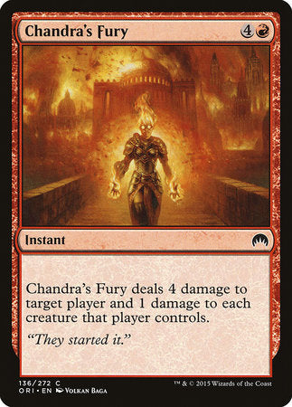 Chandra's Fury [Magic Origins] | Good Games Cannington