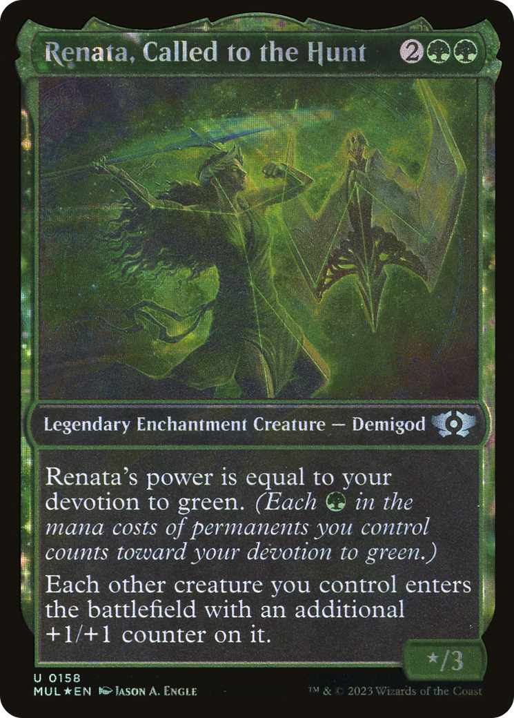 Renata, Called to the Hunt (Halo Foil) [Multiverse Legends] | Good Games Cannington