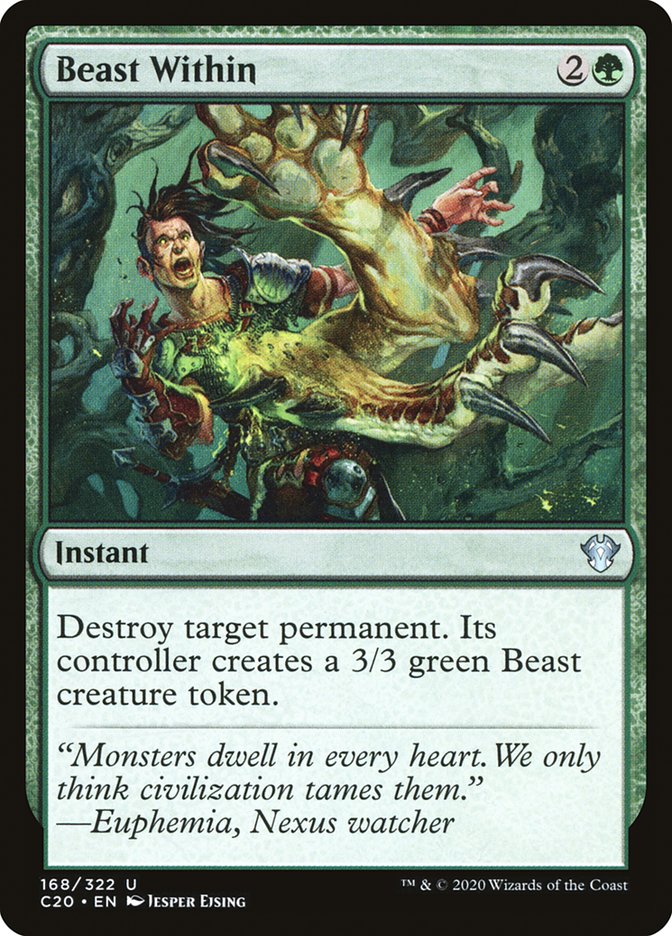 Beast Within [Commander 2020] | Good Games Cannington