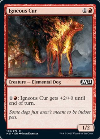 Igneous Cur [Core Set 2021] | Good Games Cannington