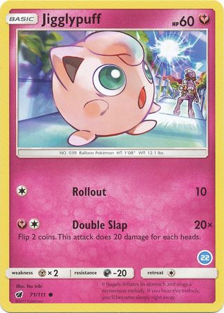 Jigglypuff (71/111) (Deck Exclusive #22) [Sun & Moon: Trainer Kit - Alolan Ninetales] | Good Games Cannington