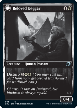 Beloved Beggar // Generous Soul [Innistrad: Double Feature] | Good Games Cannington